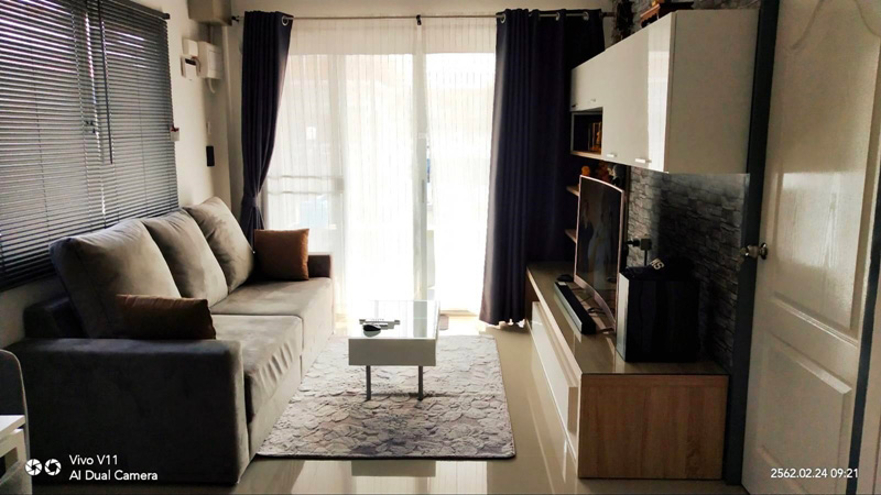 บ้านเดี่ยวชั้นเดียว 2 ห้องนอน 1 ห้องน้ำ 