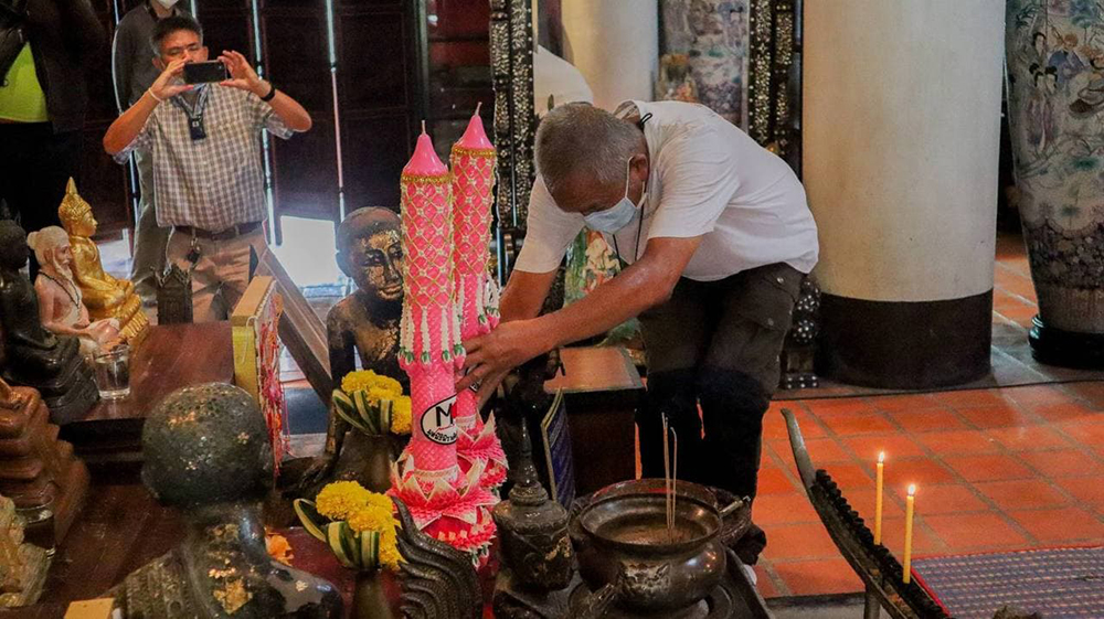 วันเข้าพรรษา สวนนงนุช พัทยา