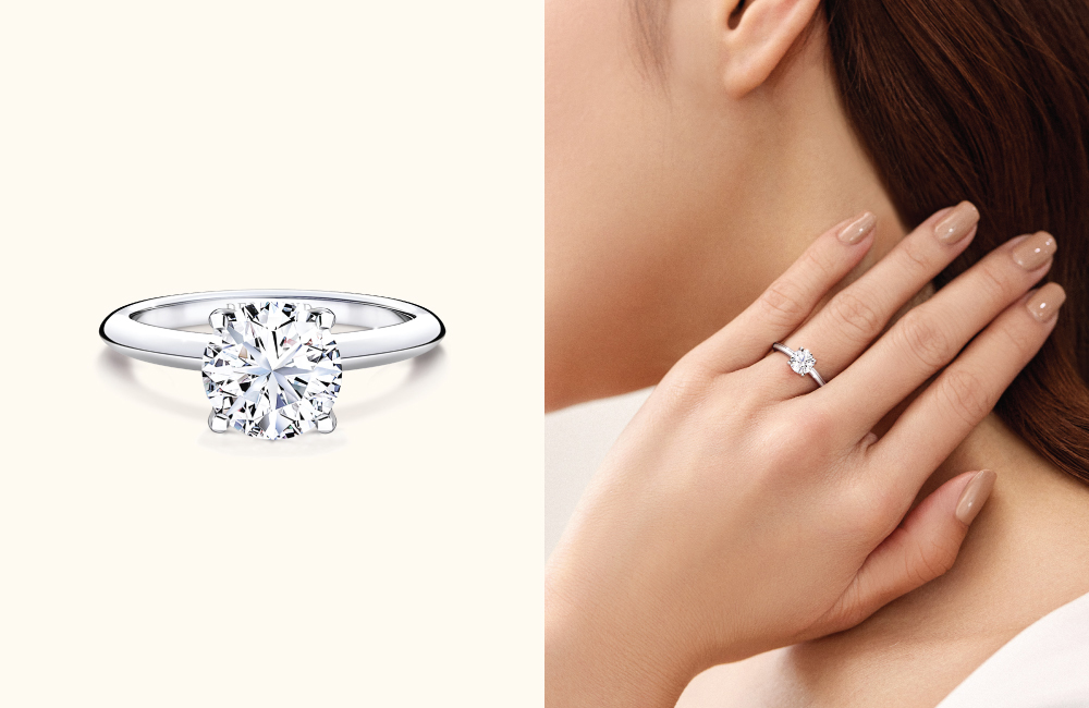 แหวนหมั้นรุ่น Adore Modern จาก DERMOND