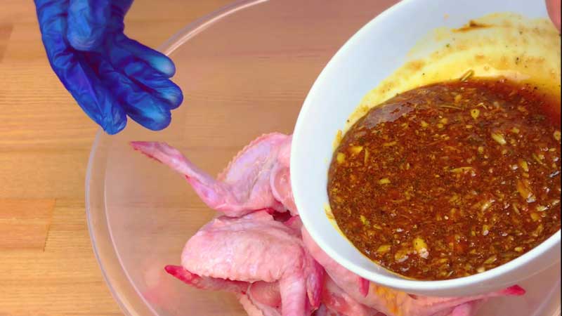 ปีกไก่ย่างรถเข็น