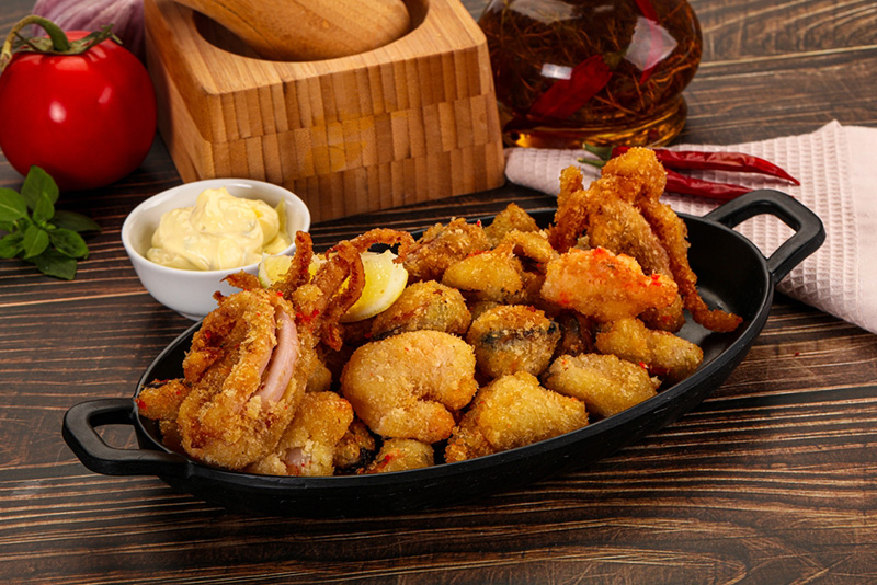 ทะเลทอด รวมสูตรเมนูชุบแป้งทอด เมนูอาหารว่าง ของกินเล่น สูตรอาหาร