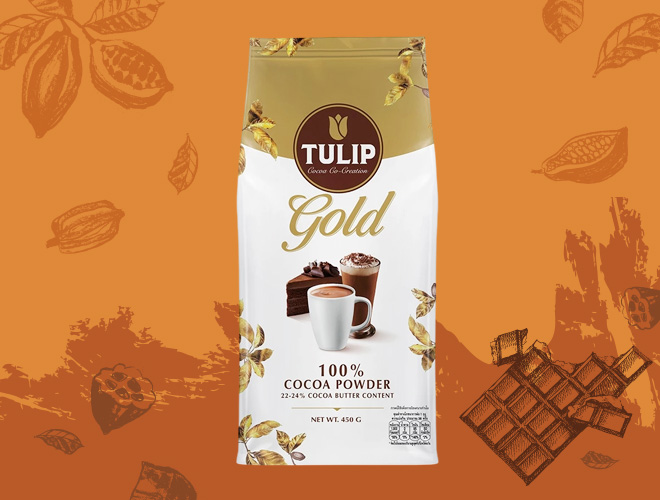 Tulip Gold ผงโกโก้ ยี่ห้อไหนดี ผงโกโก้ ทำเครื่องดื่มและทำขนม
