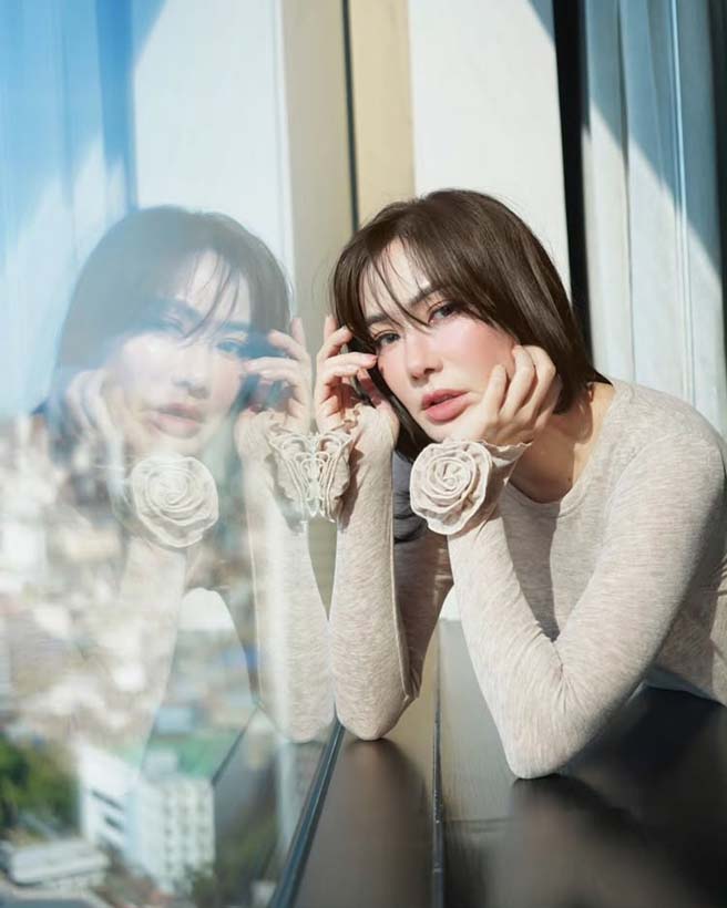 จอย รินลณี ลุคใหม่ผมสั้น หน้าเด็กเว่อร์