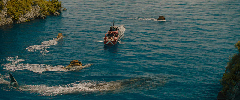 ไดโนเสาร์ Spinosaurus ใน หนัง jurassic world rebirth