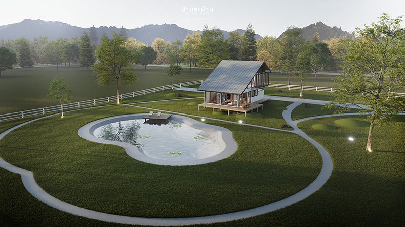 แบบบ้านทรอปิคอล เขาใหญ่