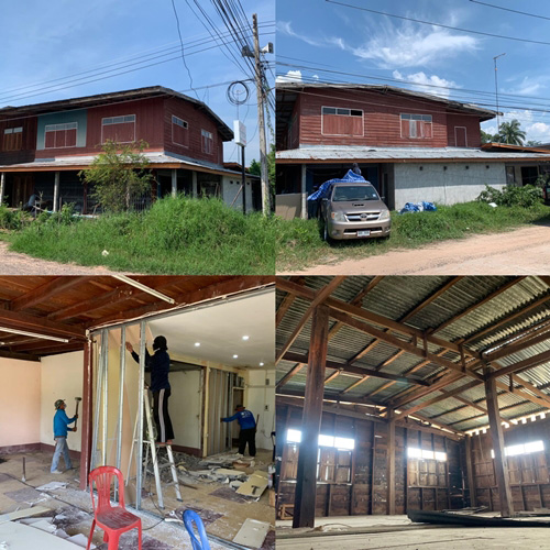 รีโนเวทห้องแถวไม้ 2 ชั้น