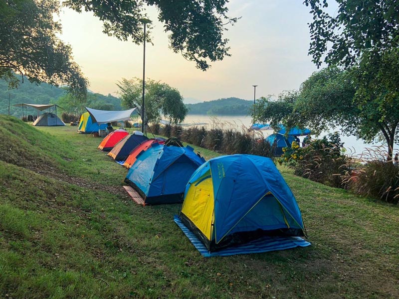 จุดกางเต็นท์แก่งกระจาน