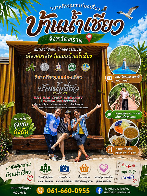 ตลาดน้ำบ้านน้ำเชี่ยว ที่เที่ยวเดือนพฤษภาคม 2569