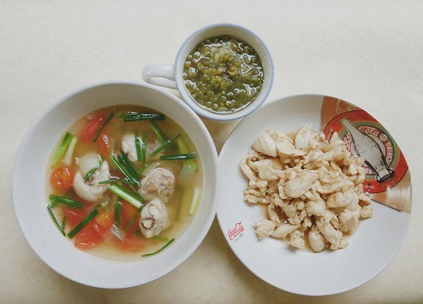 ต้มซุปน่องไก่ 