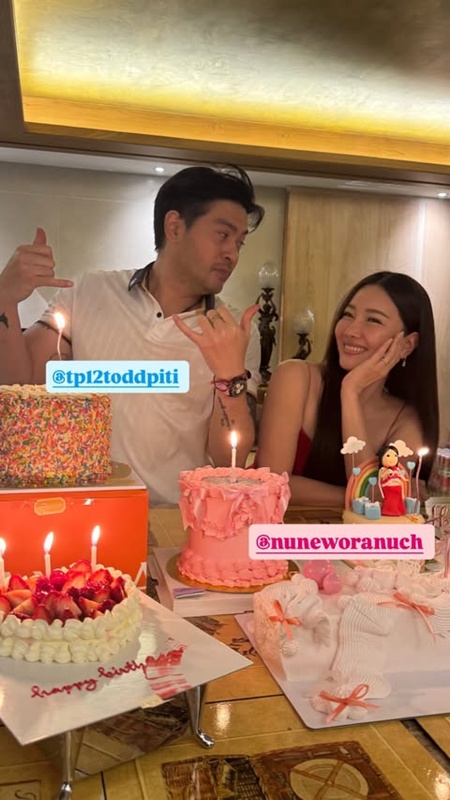 นุ่น วรนุช ฉลองวันเกิด 45 ปี 