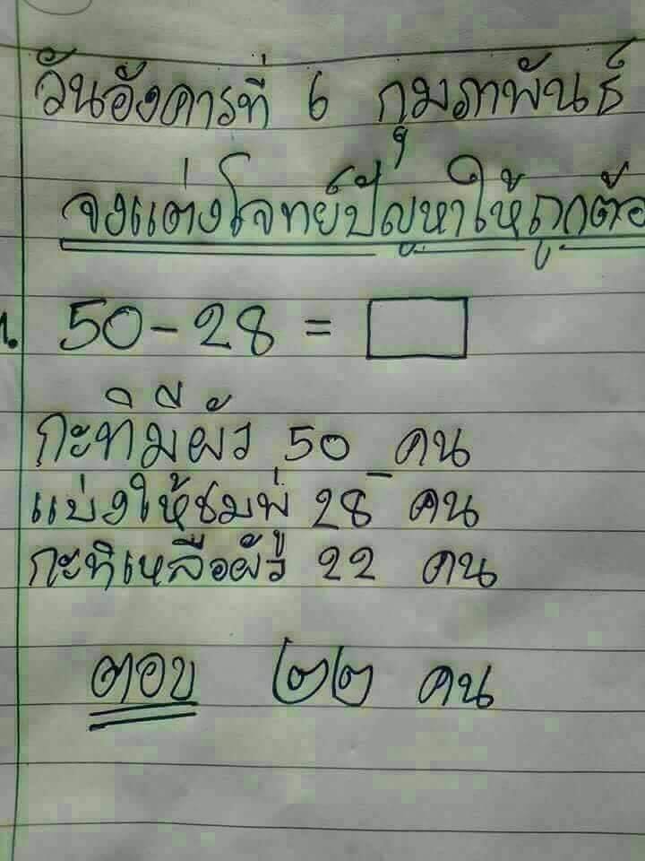 แต่งโจทย์ปัญหา