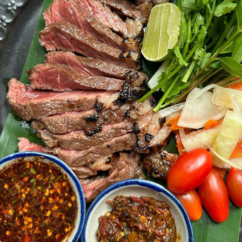 เนื้อพิคานย่าย่าง ร้านเผ็ดเผ็ด