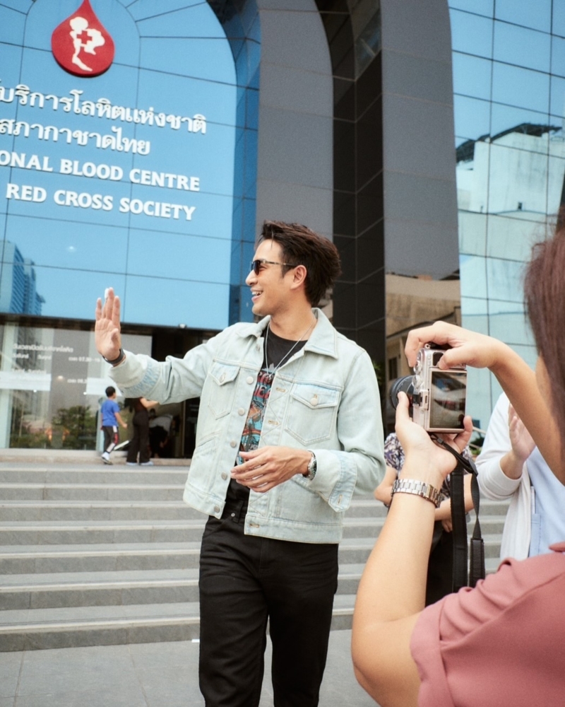 เกรท วรินทร บริจาคเลือด