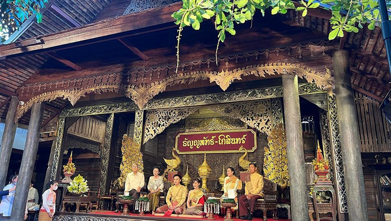 โก โกสินทร์ ควงแฟนนอกวงการ เข้าพิธีแต่งงาน