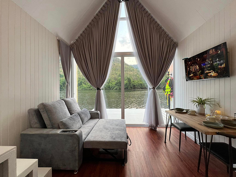 RaftDara Erawan ที่พักกาญจนบุรีริมน้ำ