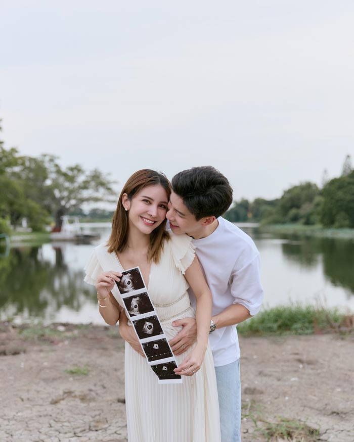 แบม กวาง ท้องแล้ว