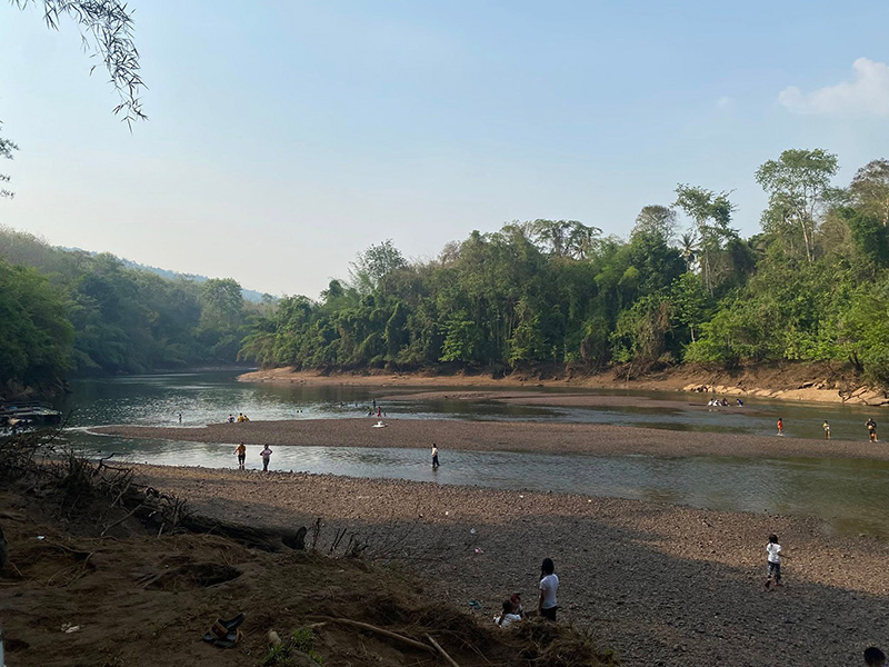 ท่าน้ำวัดปรังกาสี ทองผาภูมิ