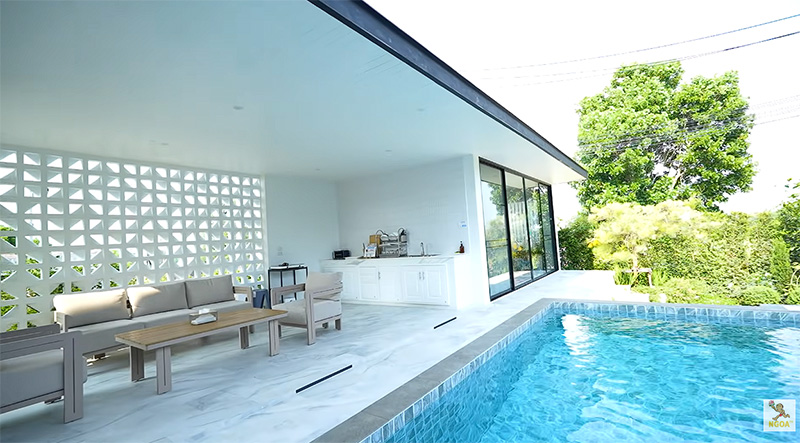 ที่พักวิลล่า หนูเล็ก ก่อนบ่าย