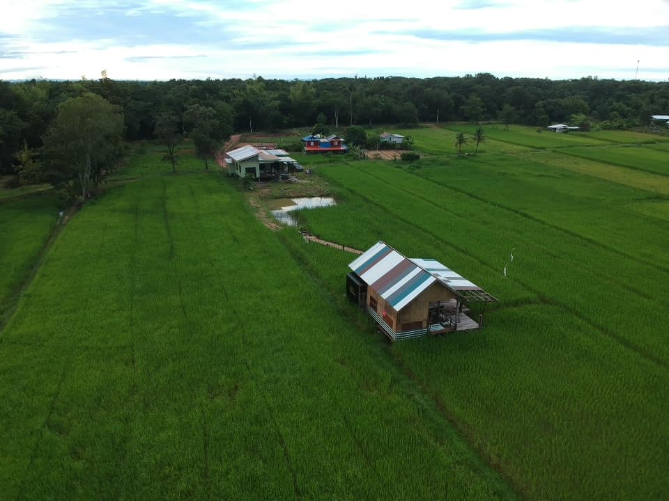 สร้างบ้านกลางทุ่งนา