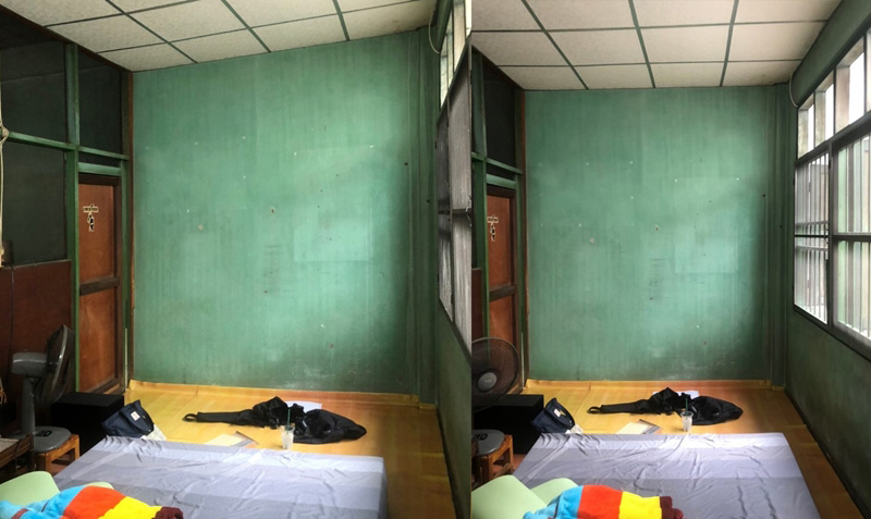 ผนังห้องนอน