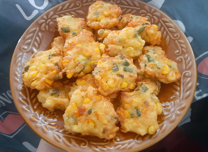 ข้าวโพดทอด รวมสูตรเมนูชุบแป้งทอด เมนูอาหารว่าง ของกินเล่น สูตรอาหาร