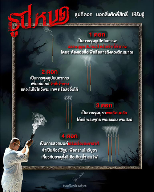 ไหว้สิ่งศักดิ์สิทธิ์ จุดธูปกี่ดอก จำนวนธูปบอกอะไร โดย ซินแสเป็นหนึ่ง