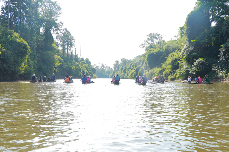 เที่ยวบุรีรัมย์ ล่องเรือโบราณ ชุมชนผการันดูล