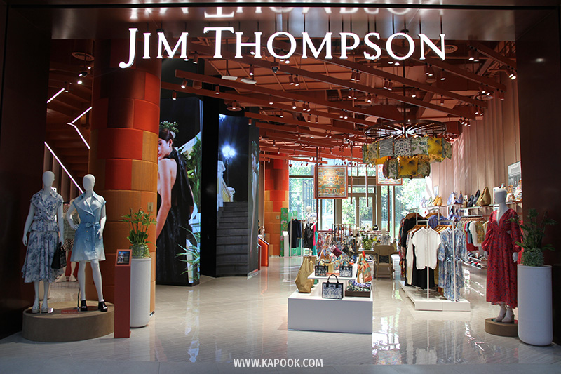 JIM THOMPSON สาขาข One Bangkok ตั้งอยู่ที่ชั้น G และชั้น 1