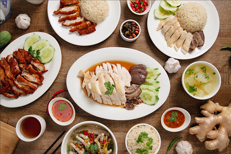 ร้านข้าวมันไก่สิงคโปร์ เฟิงไฉ ข้าวมันไก่