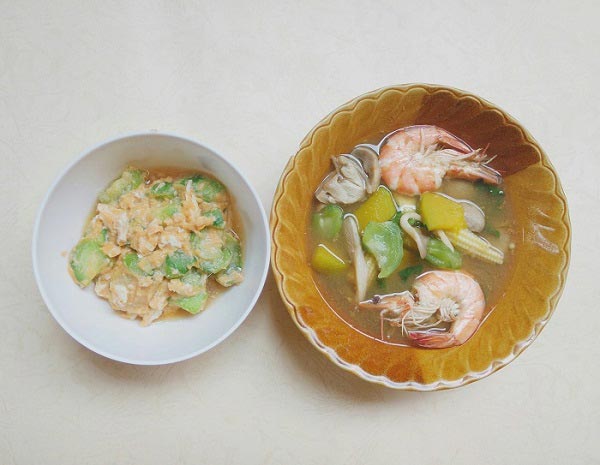 แกงเลียงกุ้ง