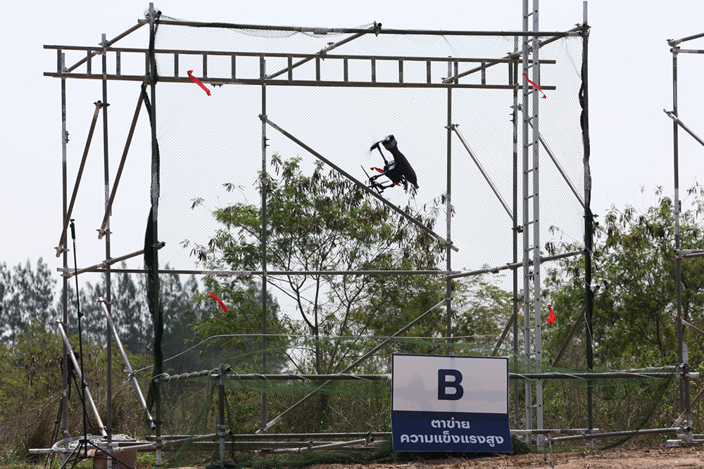 ตาข่ายประสิทธิภาพสูงป้องกันโดรน กลุ่ม ปตท.