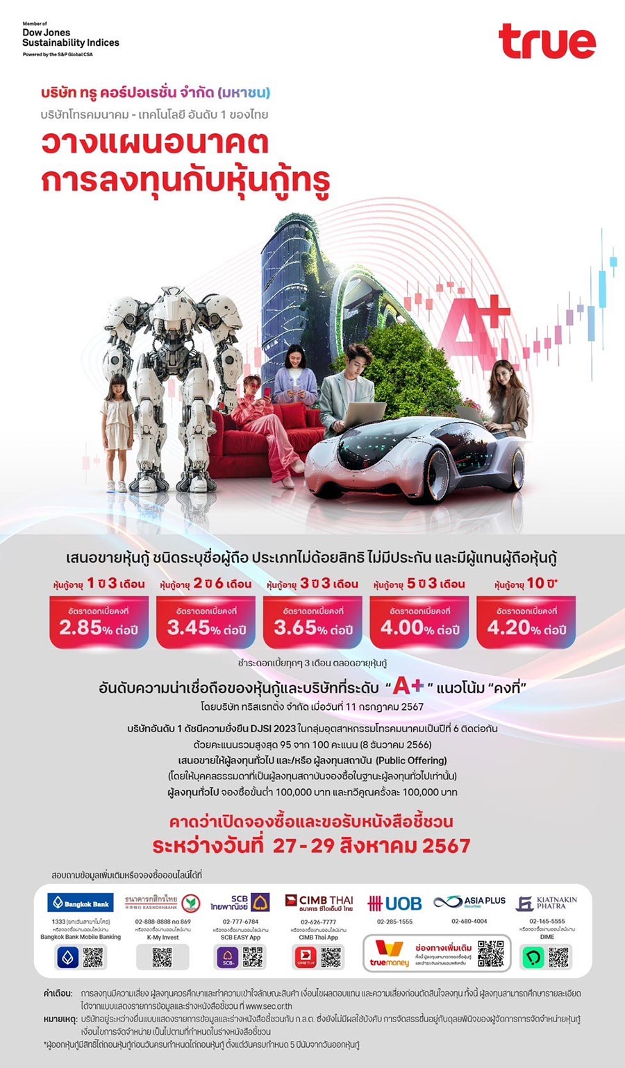 หุ้นกู้ True