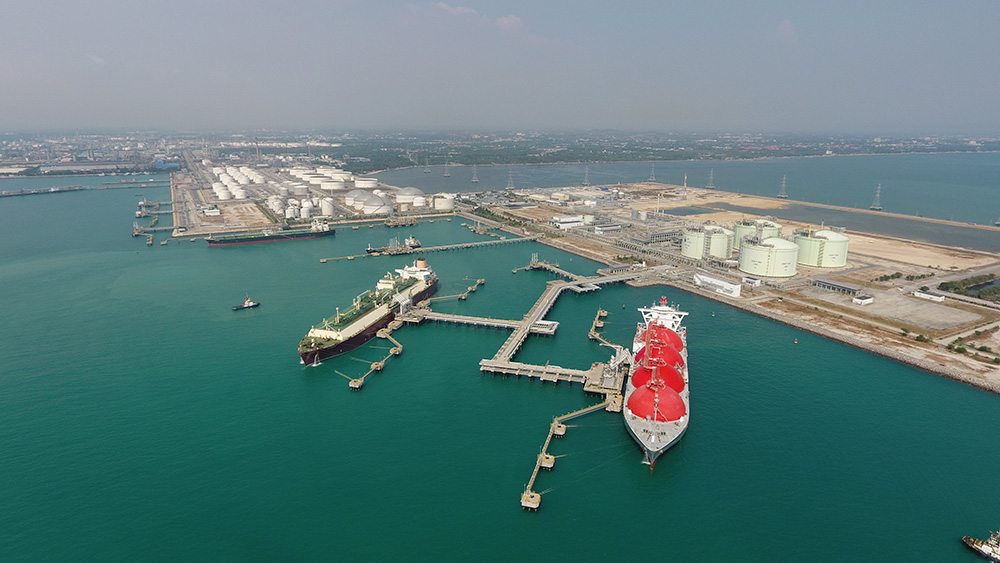 20 ปี PTTLNG ภาพรับเรือ 2 ลำ