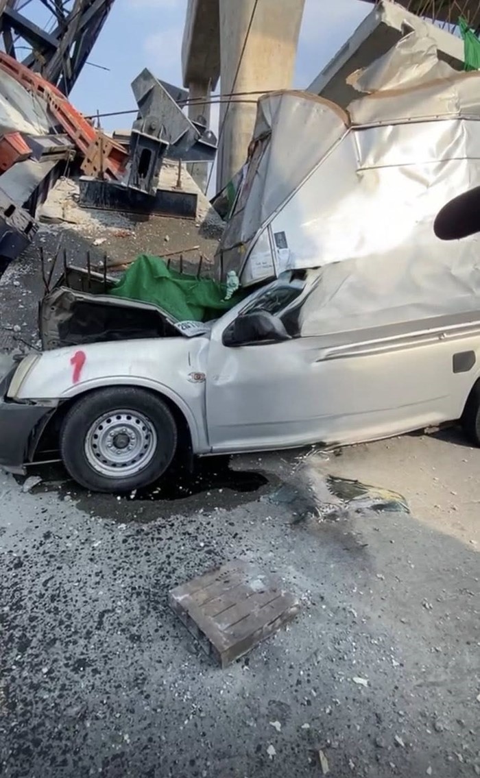  อาร์ต พศุตม์ แชร์ภาพเครนถล่มถนนพระราม 2