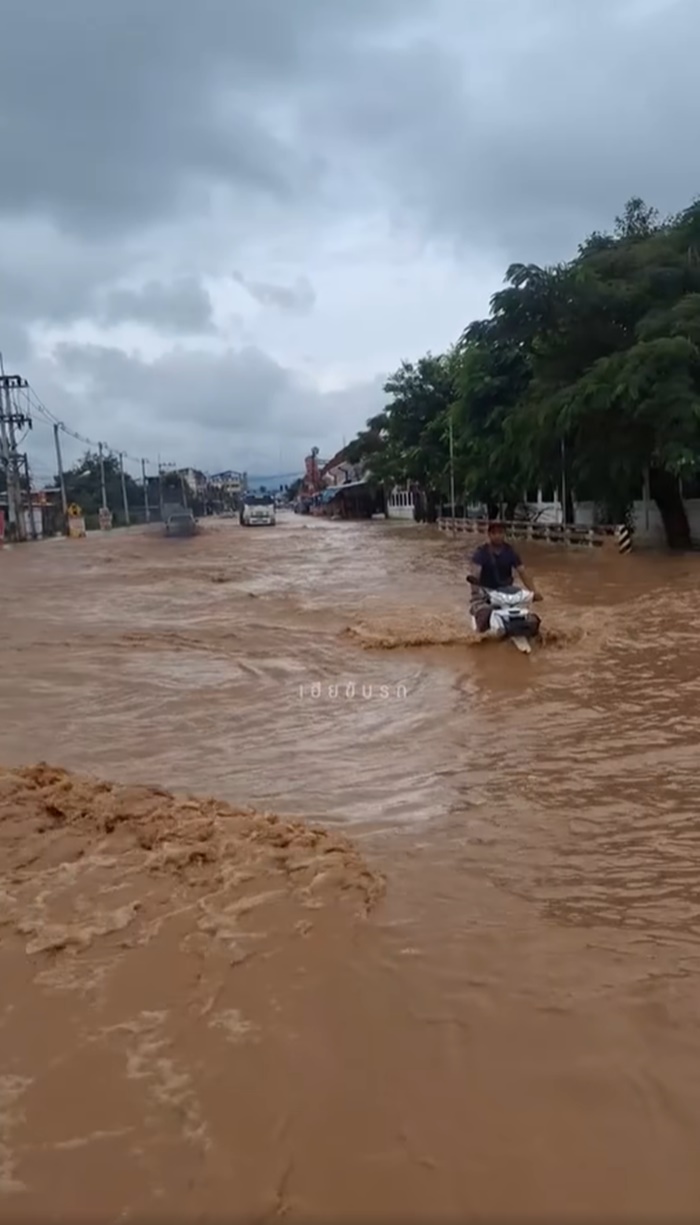 ลุยน้ำท่วม