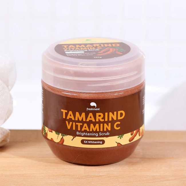 Freshment Tamarind Vitamin C Brightening Scrub สครับผิว ยี่ห้อไหนดี ขัดผิว วิธีทำให้ผิวขาว สวยบอกต่อ ผิวสวย