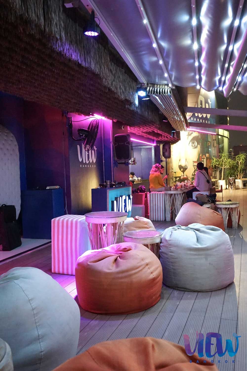 View Rooftop Bar Bangkok ร้านอาหาร Rooftop กรุงเทพฯ