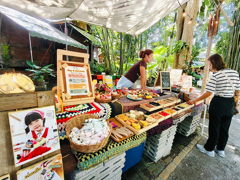 บ้านตลาดควาย จอมบึง Buffalo Market Ratchaburi