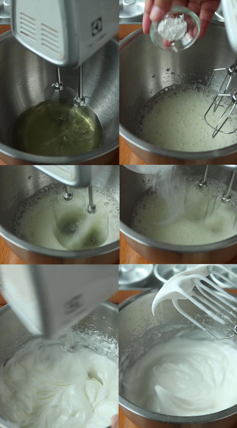 วิธีตีผสมไข่ขาว