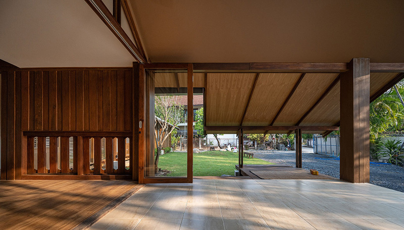 บ้านเจียงแสน บ้านไม้สตไล์พื้นถิ่น