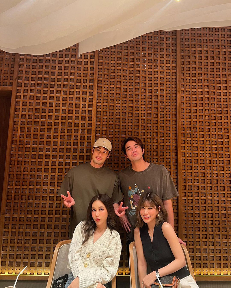 บอย เฟย์ มากับ ว่าน  ฟาง กินโอมากาเสะด้วยกัน