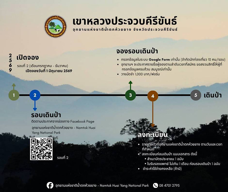 เขาหลวงประจวบคีรีขันธ์ 2569