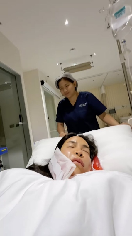 นัท นิสามณี หน้าบวมจนจำไม่ได้