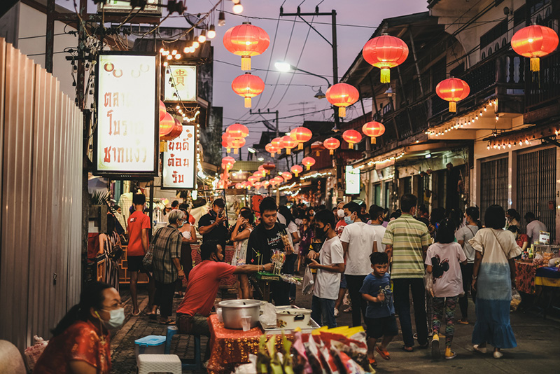 ตลาดชุมชมจีนโบราณบ้านซากแง้ว