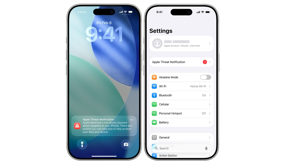Apple Threat Notification