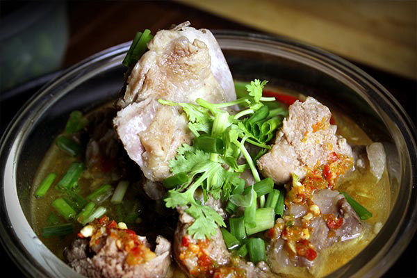 ต้มแซ่บเล้งกระดูกอ่อน เมนูจากหม้อหุงข้าว สูตรอาหาร