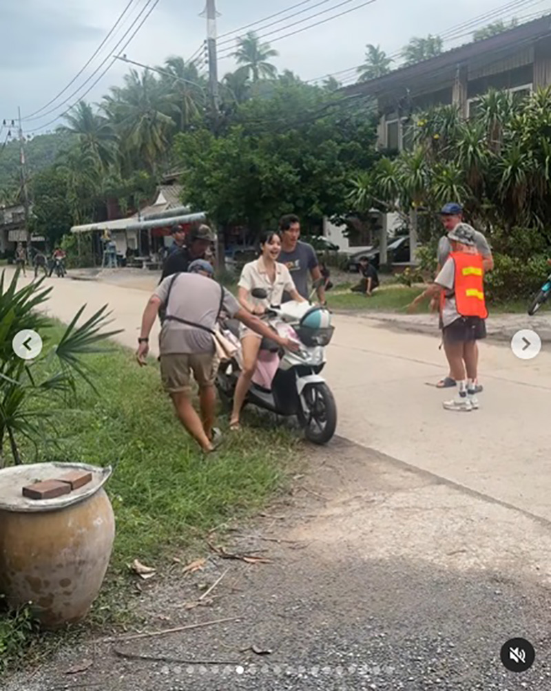 ลิซ่า เปิดภาพเบื้องหลัง The White Lotus 