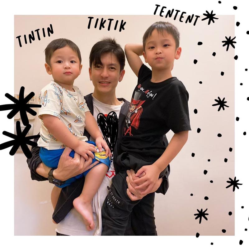 น้องเต็นท์ น้องตริณณ์ ลูกชาย ติ๊ก เจษฎาภรณ์