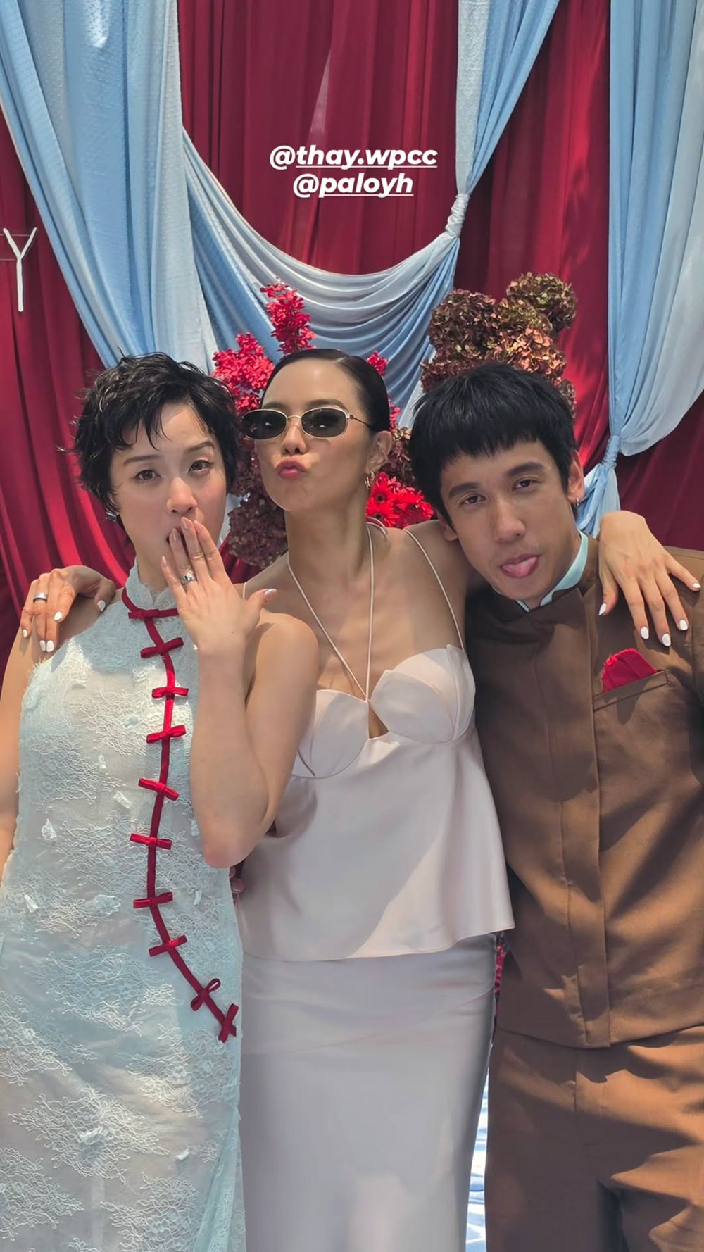 เปิดข้อความ คริส หอวัง ถึง โอม Cocktail หลังพูดในงานแต่ง พลอย - เต Three Man Down  