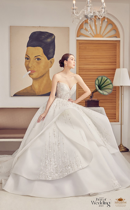 วุ้นเส้น วิริฒิพา ชุดแต่งงาน